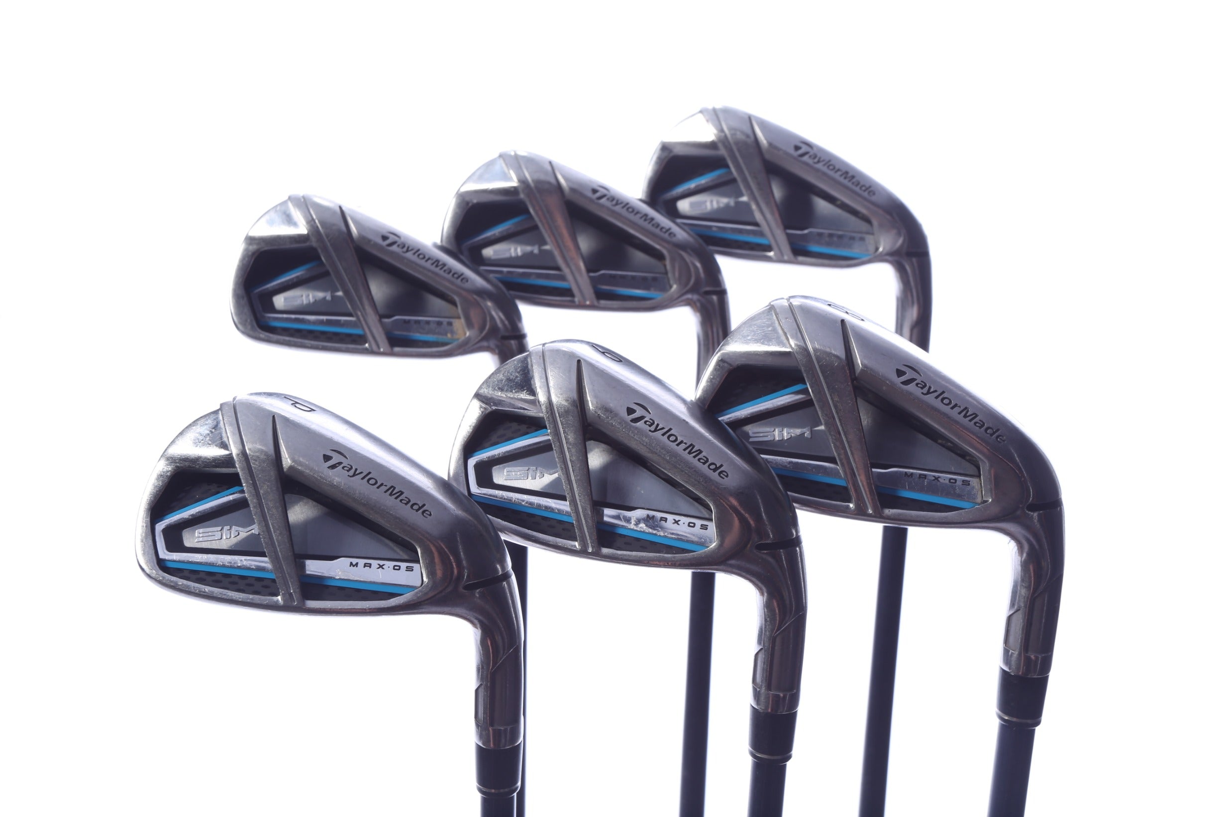 Used TaylorMade SIM MAX OS Iron Set - Right-Handed - 5-PW - Regular Flex