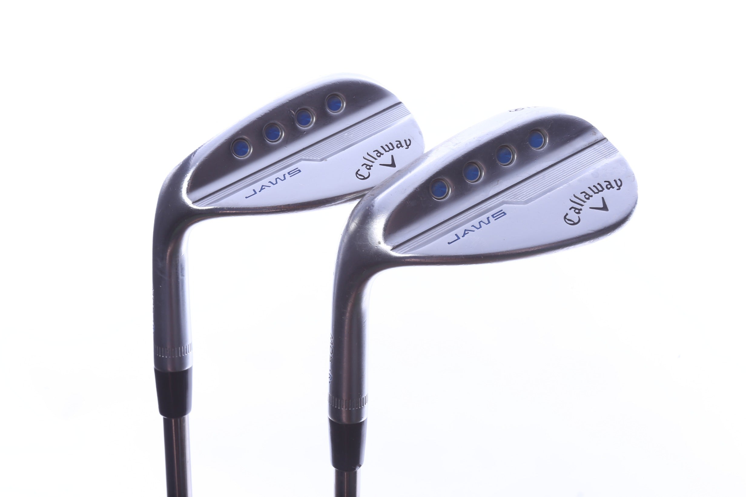 Used Callaway MD5 JAWS Chrome Wedge Set - Left-Handed - 56*, 60* - Seniors Flex-Next Round