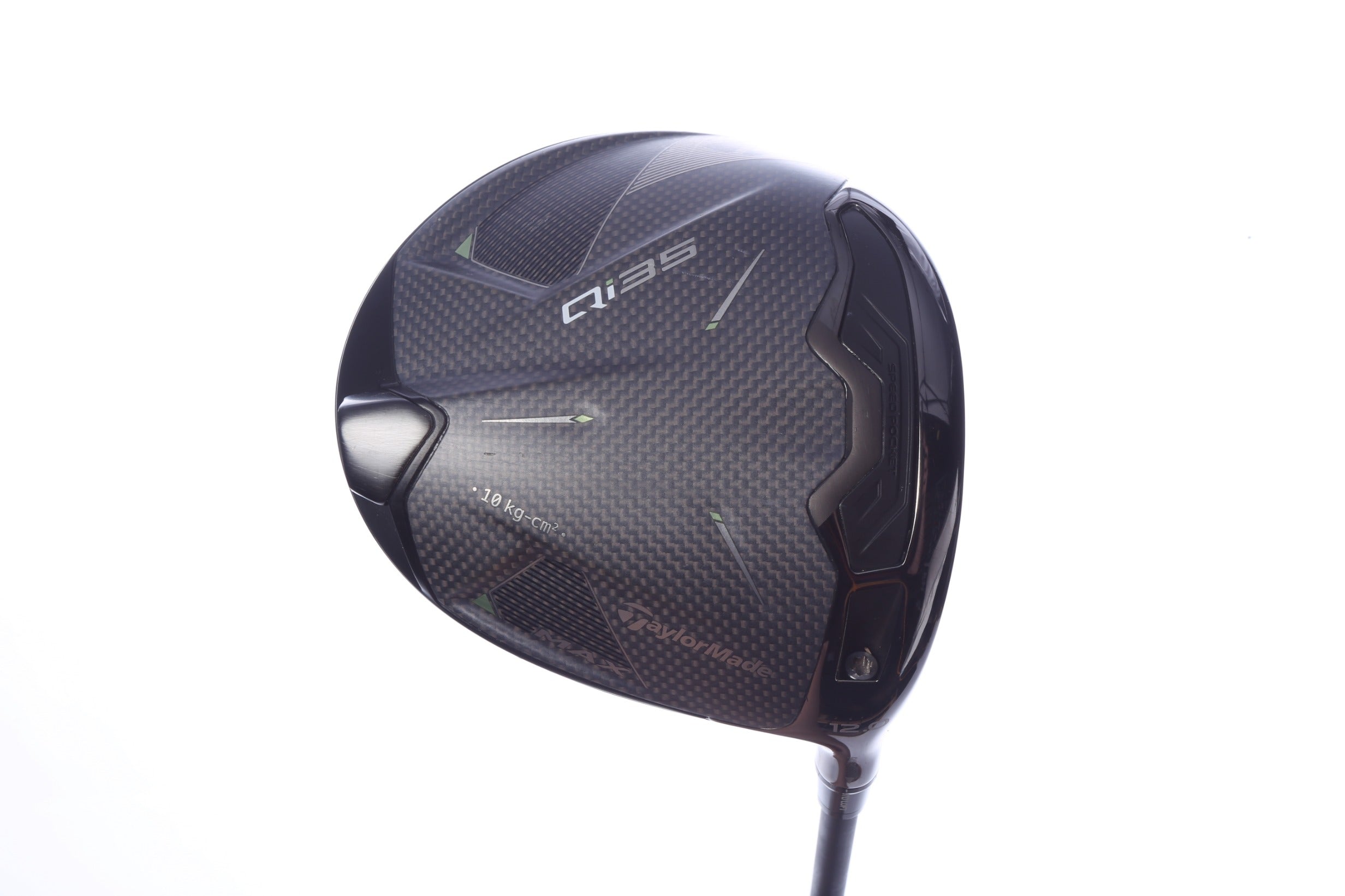 Used TaylorMade Qi35 MAX Driver - 12 Degrees - Seniors Flex Mitsubishi VANQUISH Blue - Right-Handed-Next Round