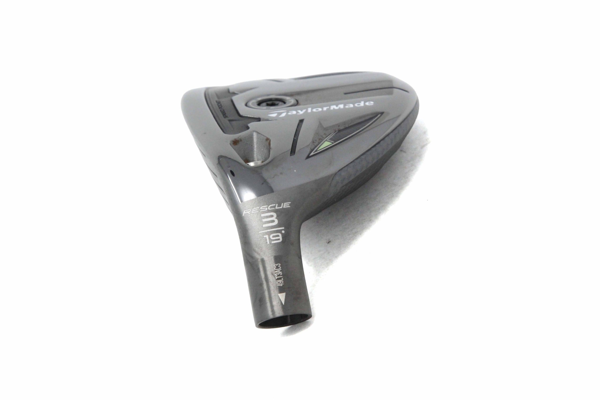 Used TaylorMade Qi35 Rescue 3H - HEAD ONLY - Left-Handed - 19 Degrees