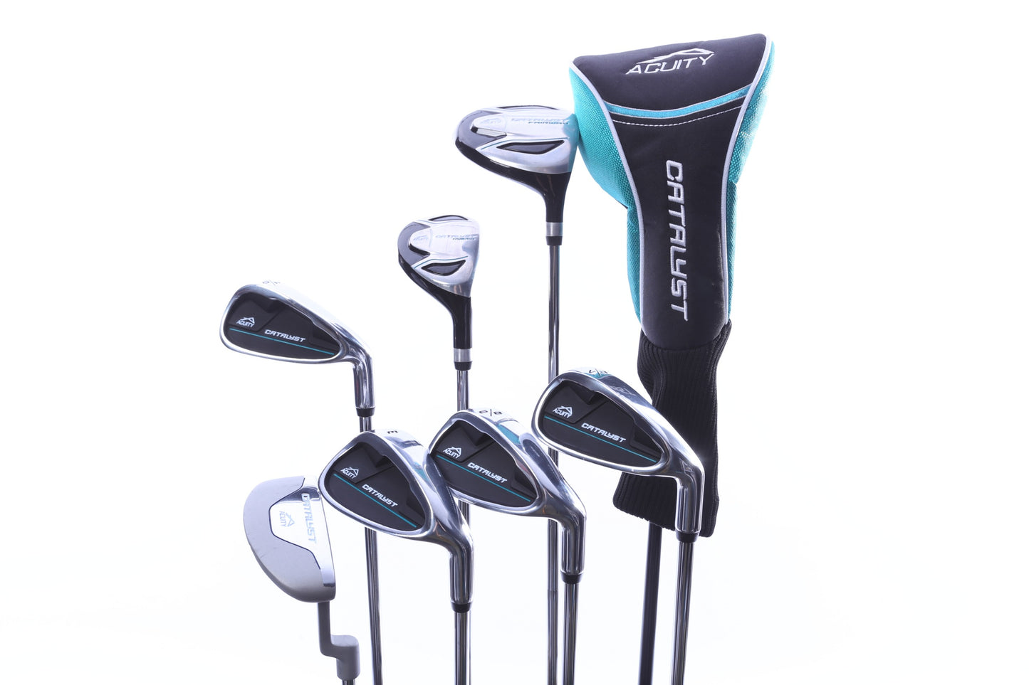 Used Acuity Catalyst Complete Set - Right-Handed - Dr, FW, HY, 4/5, 6/7, 8/9, PW, Putter - Ladies Flex-Next Round