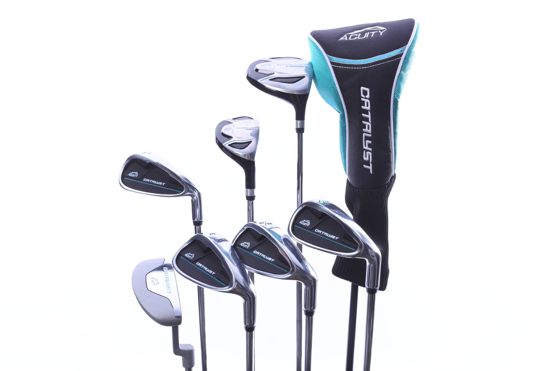Used Acuity Catalyst Complete Set - Right-Handed - Dr, FW, HY, 4/5, 6/7, 8/9, PW, Putter - Ladies Flex-Next Round