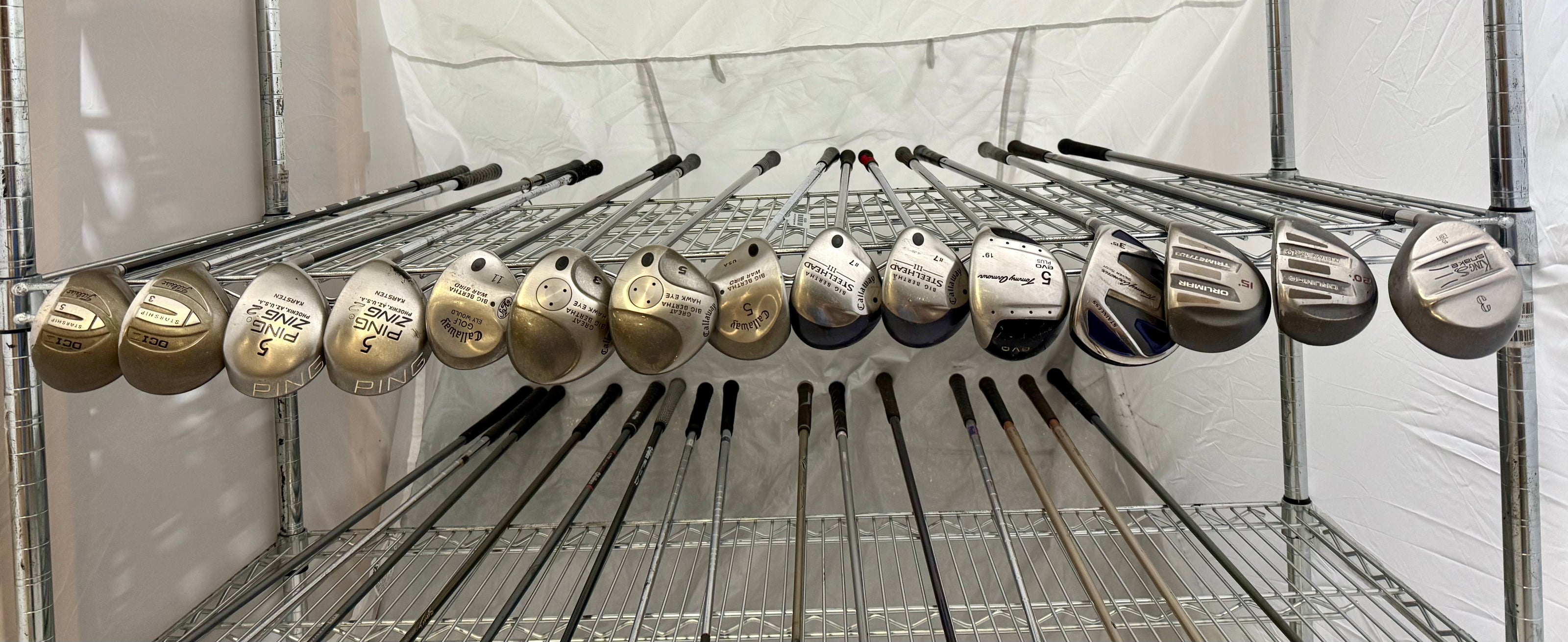 Wholesale Lot 30 Golf Clubs - Assorted Fairway Woods-Next Round