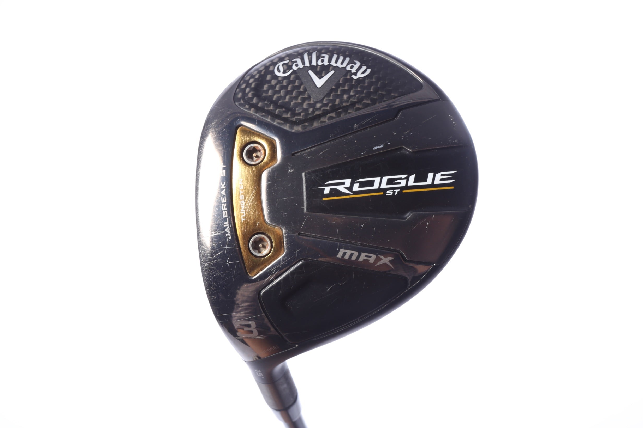 Used Callaway Rogue ST MAX 3-Wood - Left-Handed - 15 Degrees - Stiff Flex-Next Round