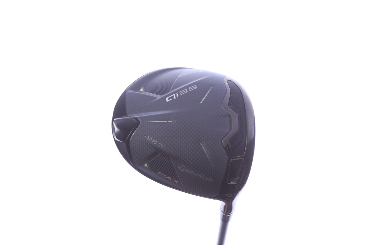 Used TaylorMade Qi35 MAX Driver - 10.5 Degrees - Seniors Flex Fujikura Air Speeder - Right-Handed-Next Round