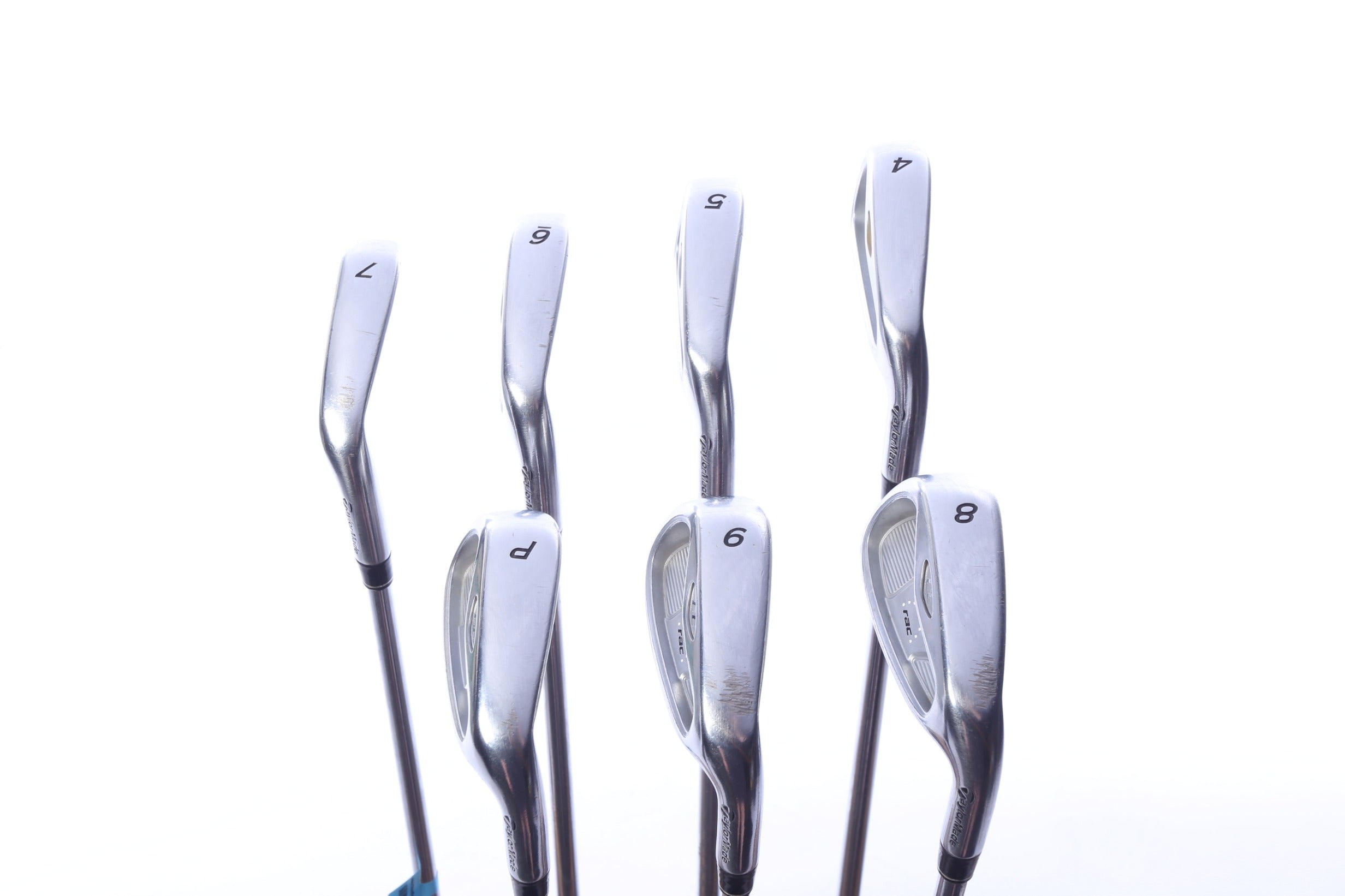 Used TaylorMade rac LT 2005 Iron Set - Right-Handed - 4-PW - Regular Flex