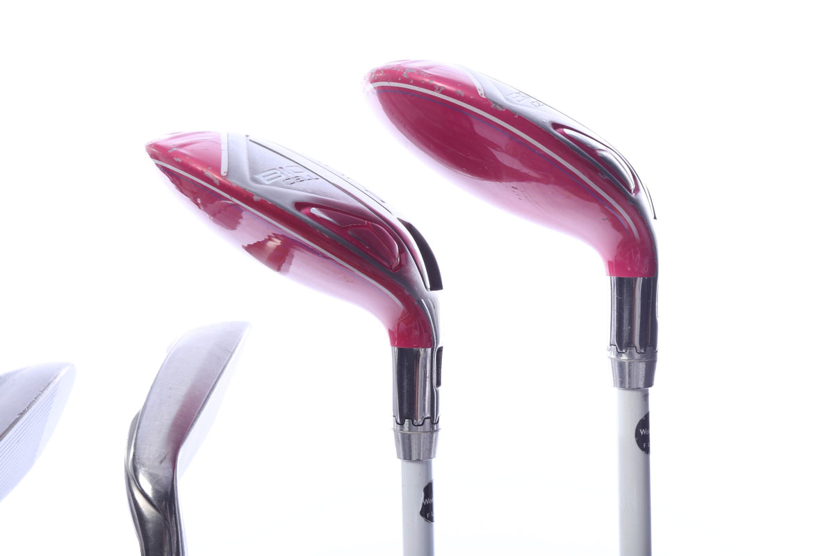 Used Cobra BiO Cell Combo Iron Set - Right-Handed - 4/5 HY, 5/6 HY, 7-PW, SW - Ladies Flex