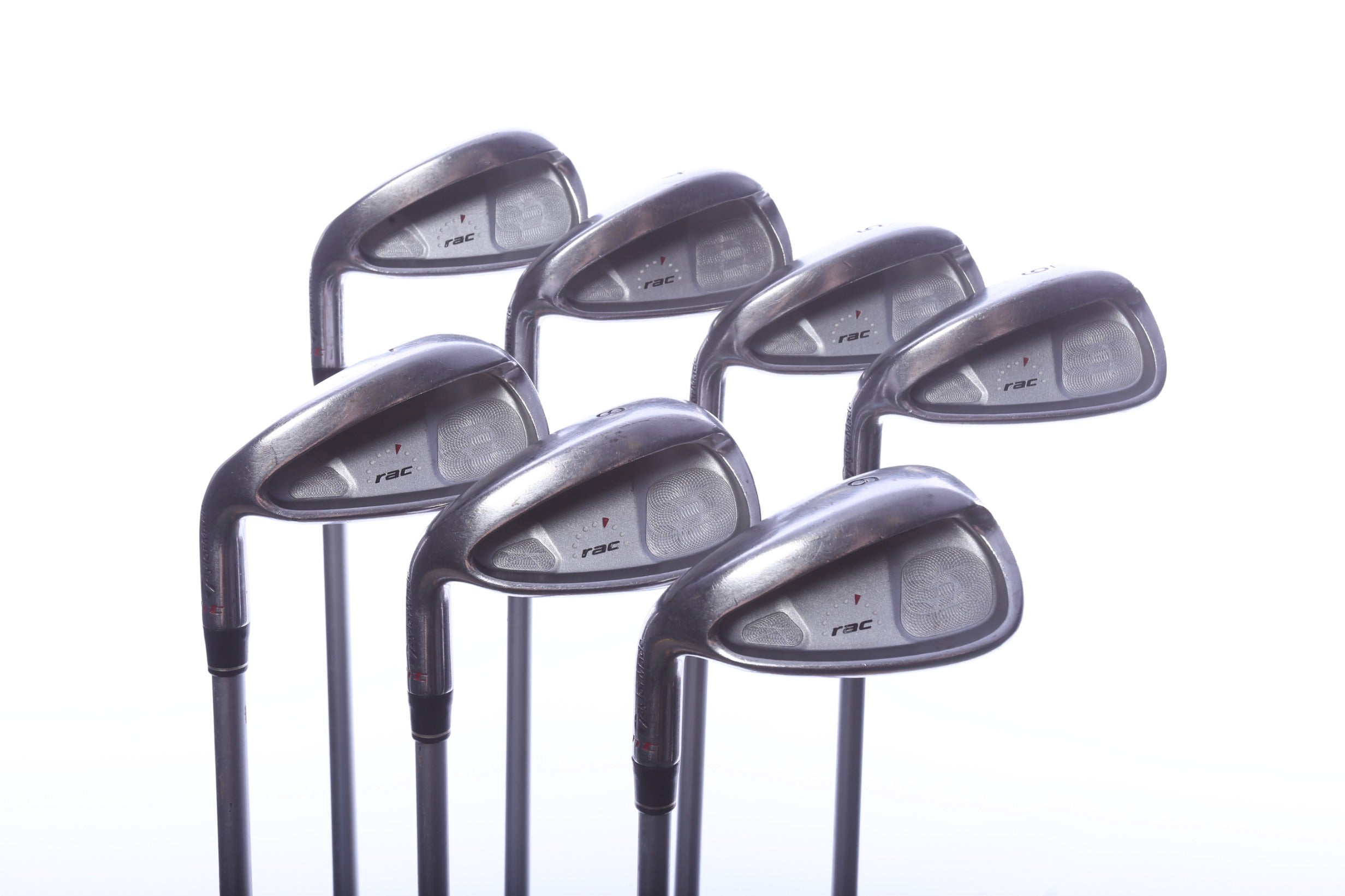 Used TaylorMade rac HT Iron Set - Left-Handed - 3-9 - Seniors Flex-Next Round