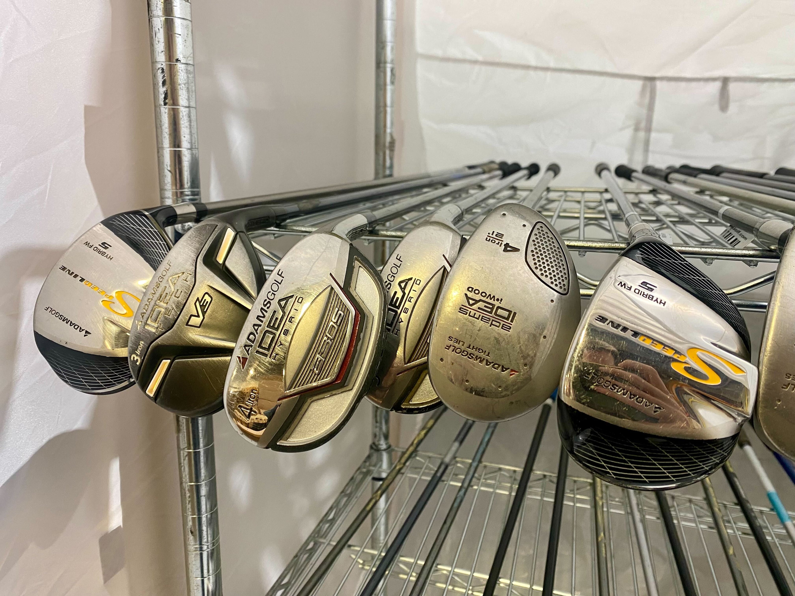 Wholesale Lot of 50 Golf Clubs - Adams Assorted Hybrids-Next Round