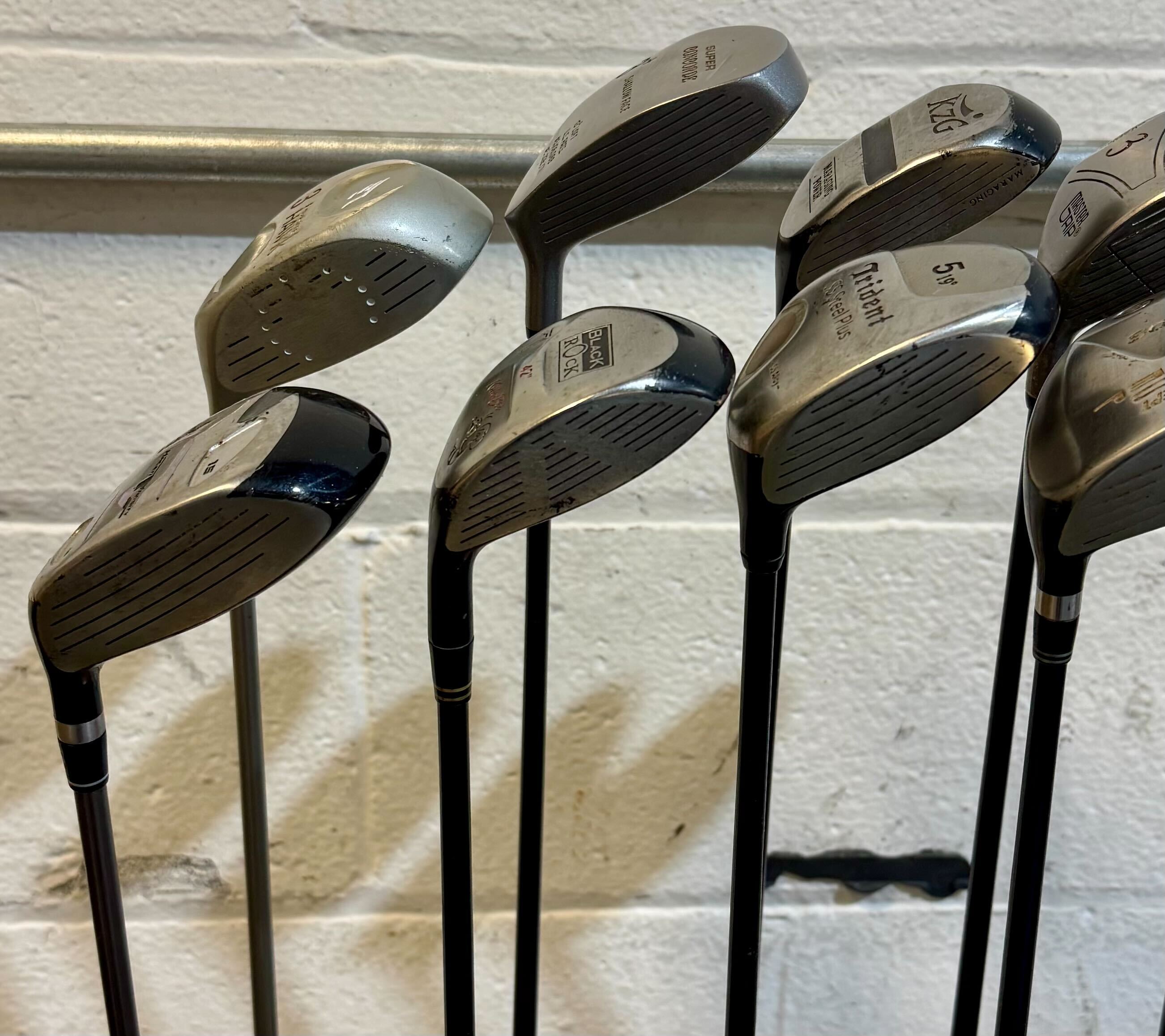 Wholesale Lot of 35 Golf Clubs - Assorted Fairway Woods - RH/LH - Mixed Flexes