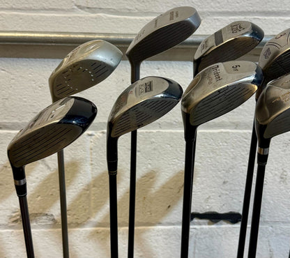 Wholesale Lot of 35 Golf Clubs - Assorted Fairway Woods - RH/LH - Mixed Flexes