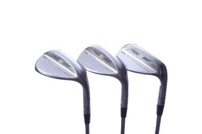 Used Titleist Vokey SM9 Tour Chrome Wedge Set - Right-Handed - 50*, 56*, 60* - Wedge Flex-Next Round
