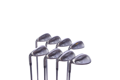 Used TaylorMade rac OS 2005 Iron Set - Left-Handed - 4-PW, SW - Regular Flex-Next Round