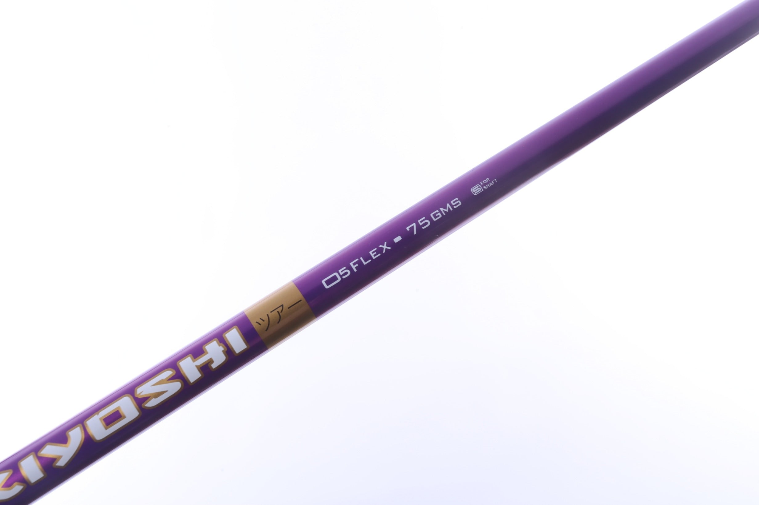 Used Oban Kiyoshi Purple Driver Shaft Extra Stiff Flex Graphite - 43 in - Titleist Surefit Adapter-Next Round