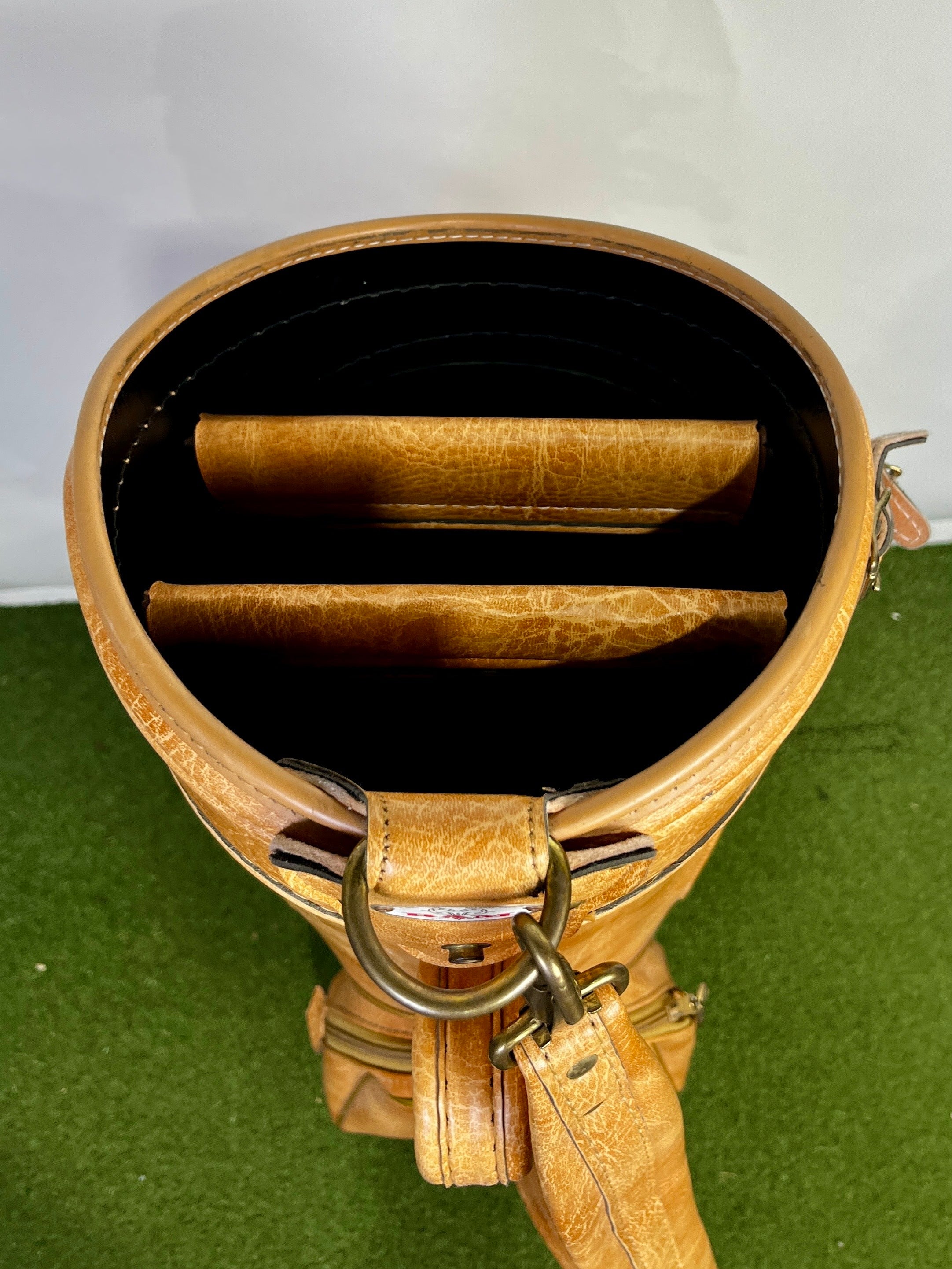 Ram Golf Bag - 3 Dividers 3 Pockets- Tan-Next Round