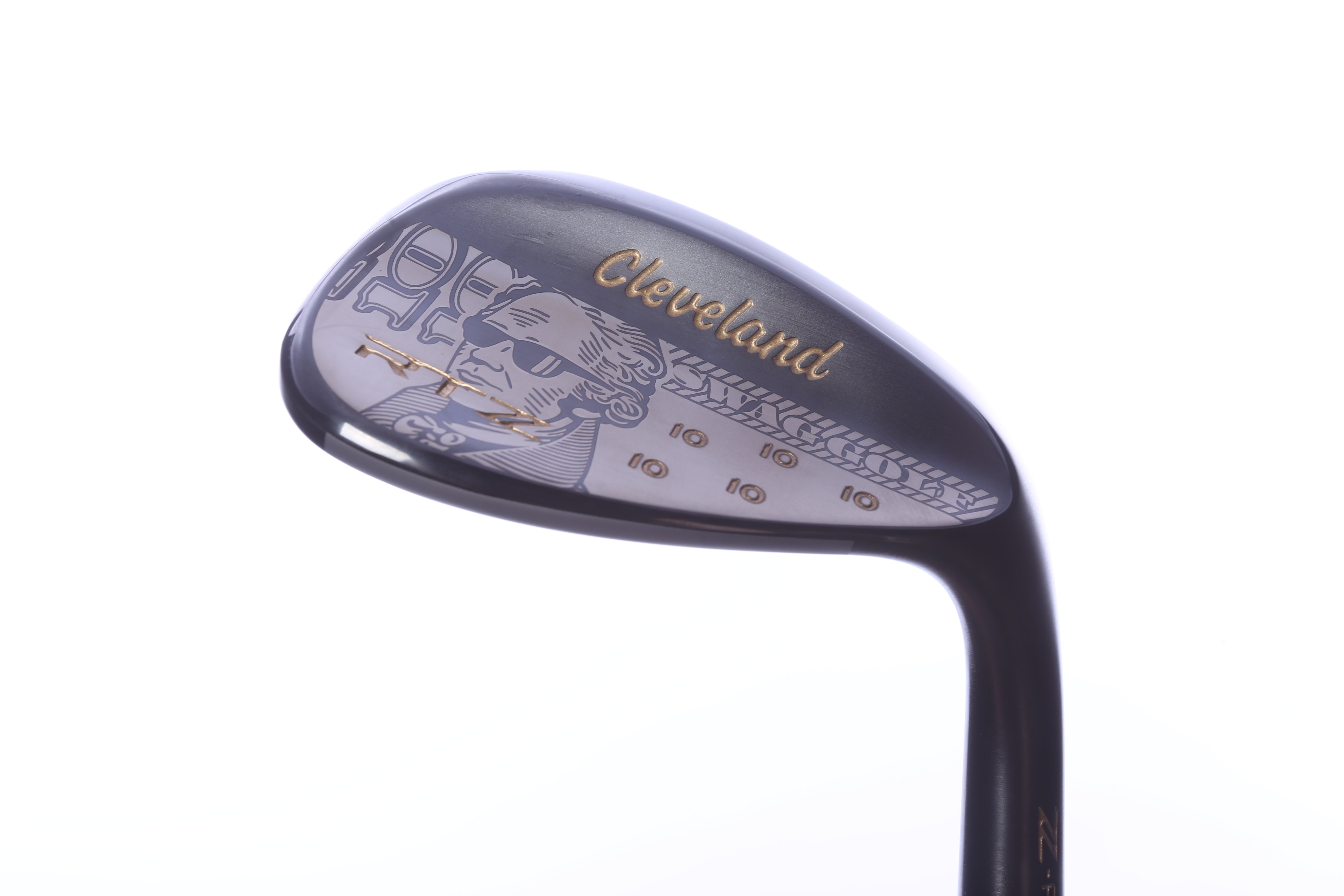 Used Cleveland  x Swag RTZ Black Satin Dollar Bill Sand Wedge - Right-Handed - 56 Degrees - Wedge Flex