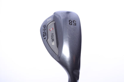 Used Ping Tour-W Brushed Silver Lob Wedge - Right-Handed - 58 Degrees - Stiff Flex-Next Round