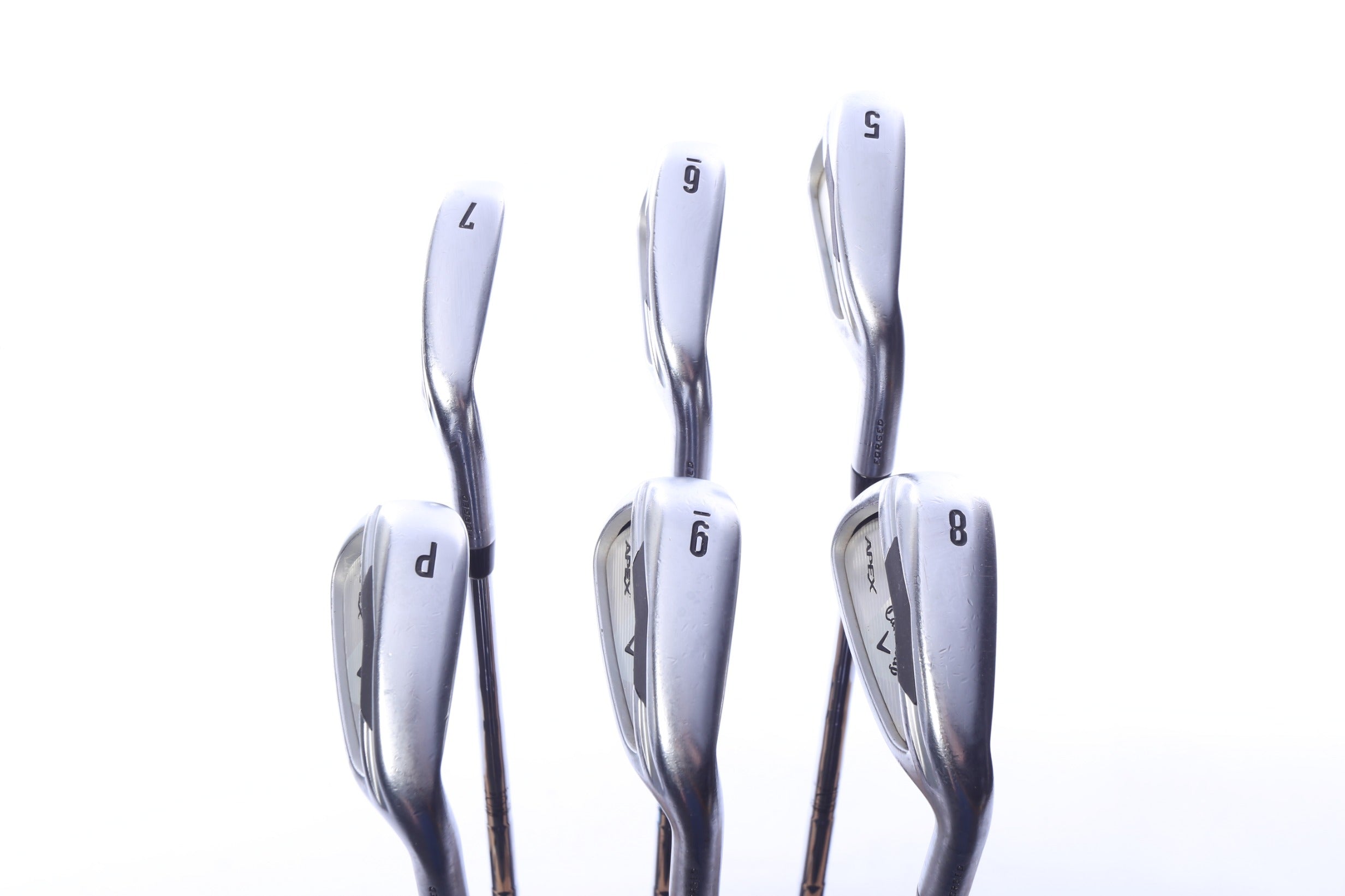 Used Callaway Apex Forged Iron Set - Right-Handed - 5-PW - Stiff Flex