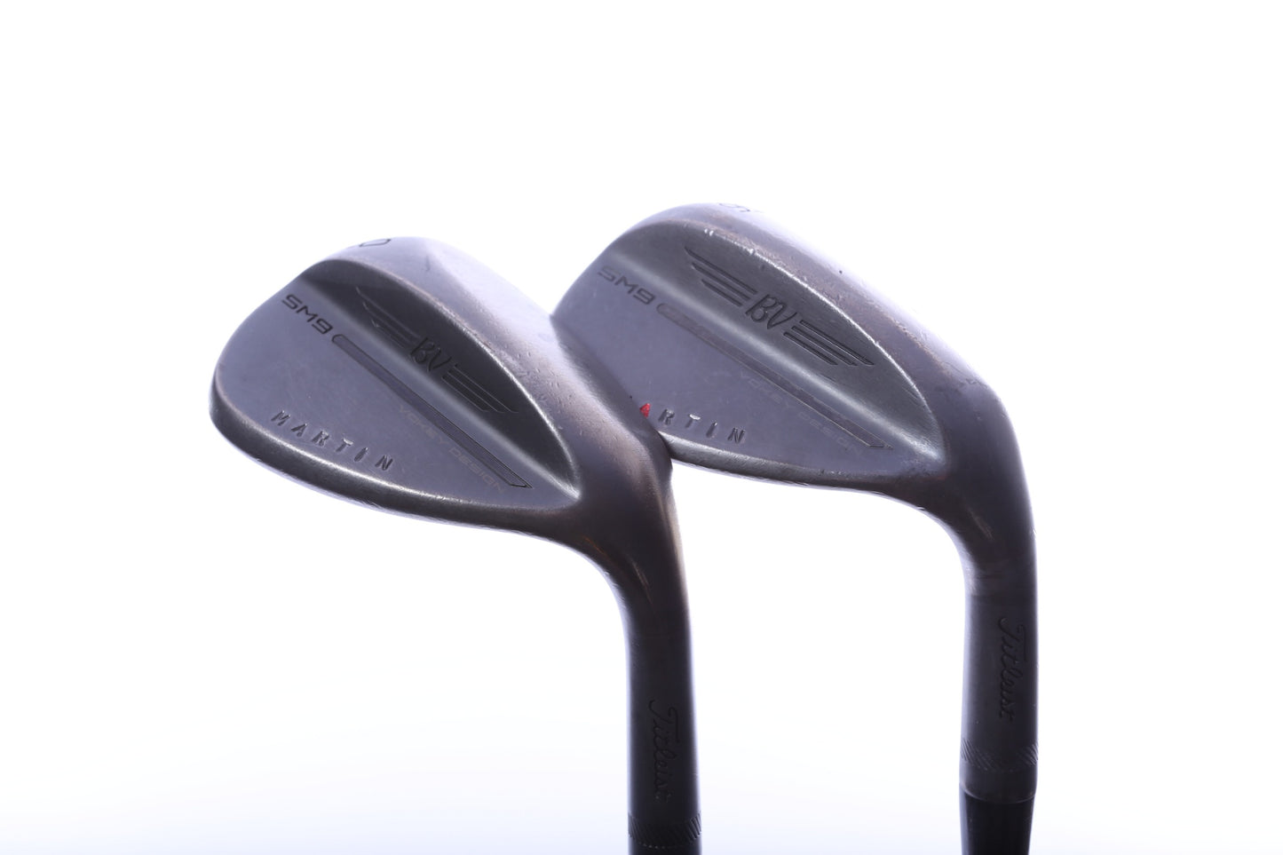 Used Titleist Vokey SM9 Jet Black Wedge Set - Right-Handed - 56*, 60* - Wedge Flex-Next Round