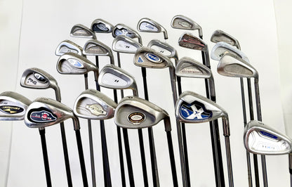 Wholesale Lot of 24 Golf Clubs - Right Handed - Assorted Irons and Wedges-Next Round