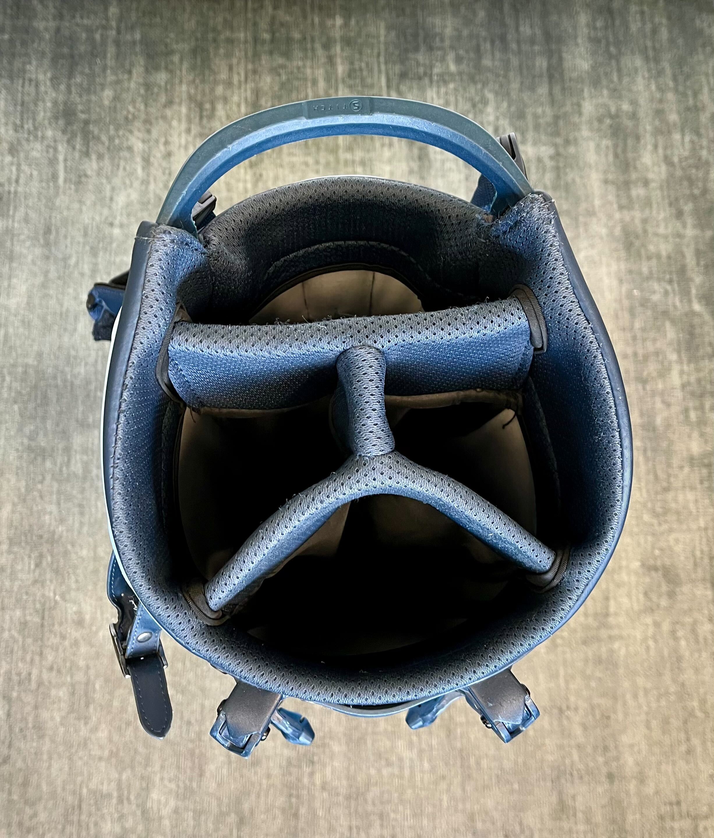 Stitch Sunday Golf Bag Blue 4 Dividers/3 pockets with Strap-Next Round