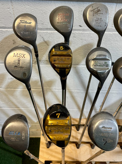 Wholesale Lot of 40 Golf Clubs - Assorted Fairway Woods-Next Round