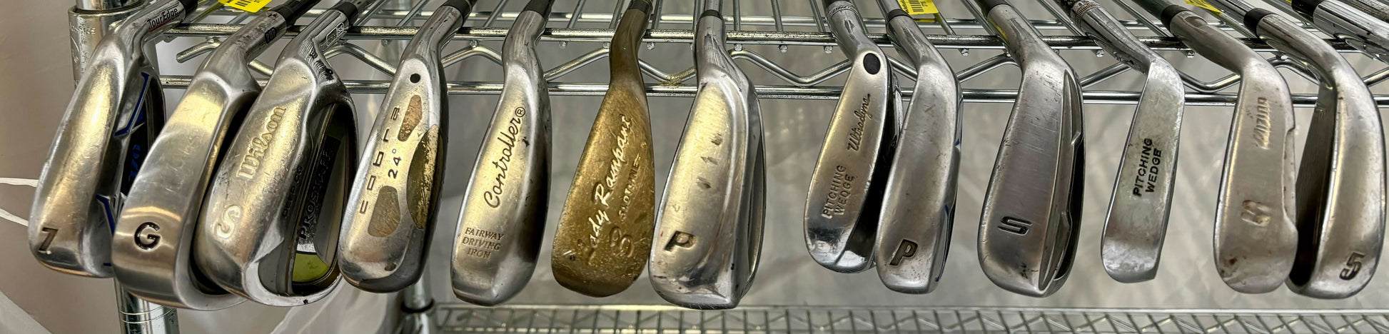 Wholesale Lot of 50 Golf Clubs - Assorted Irons and Wedges-Next Round