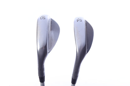 Used Titleist Vokey SM9 Tour Chrome Wedge Set - Left-Handed - 50*, 54* - Regular Flex