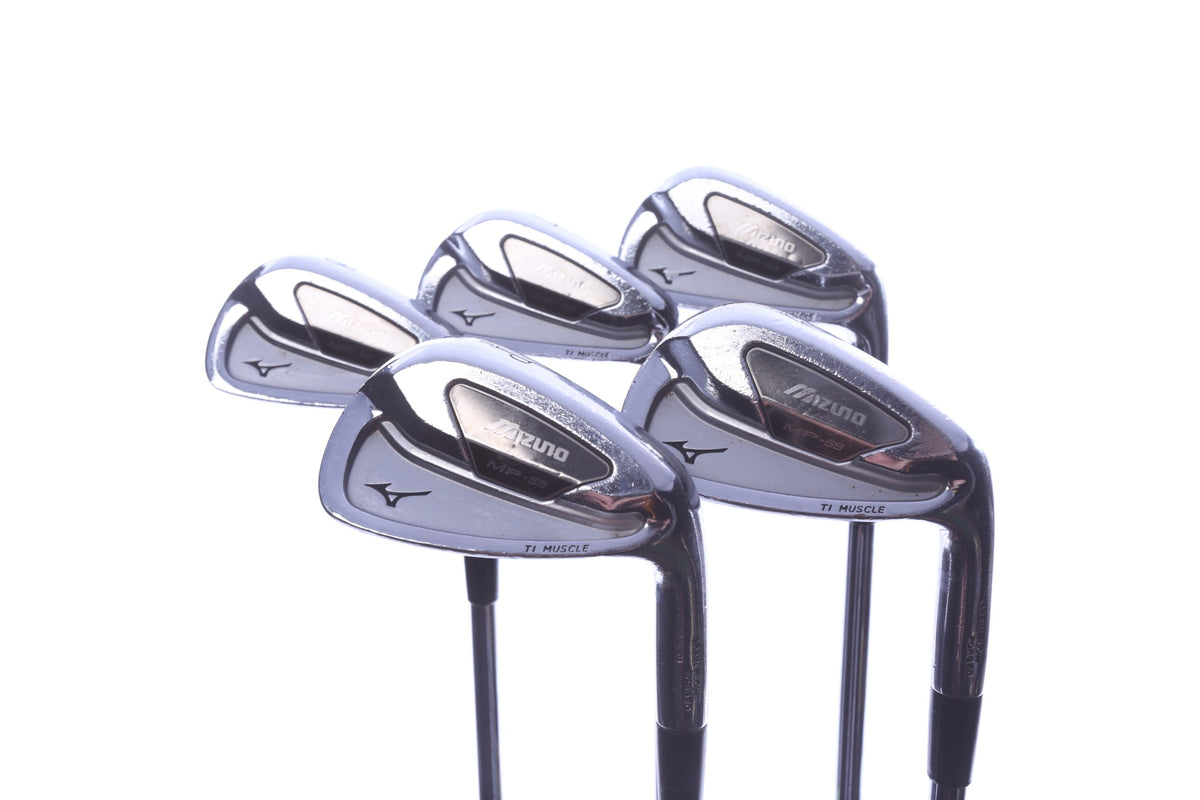 Used Mizuno MP 59 Iron Set - Right-Handed - 6-PW - Stiff Flex