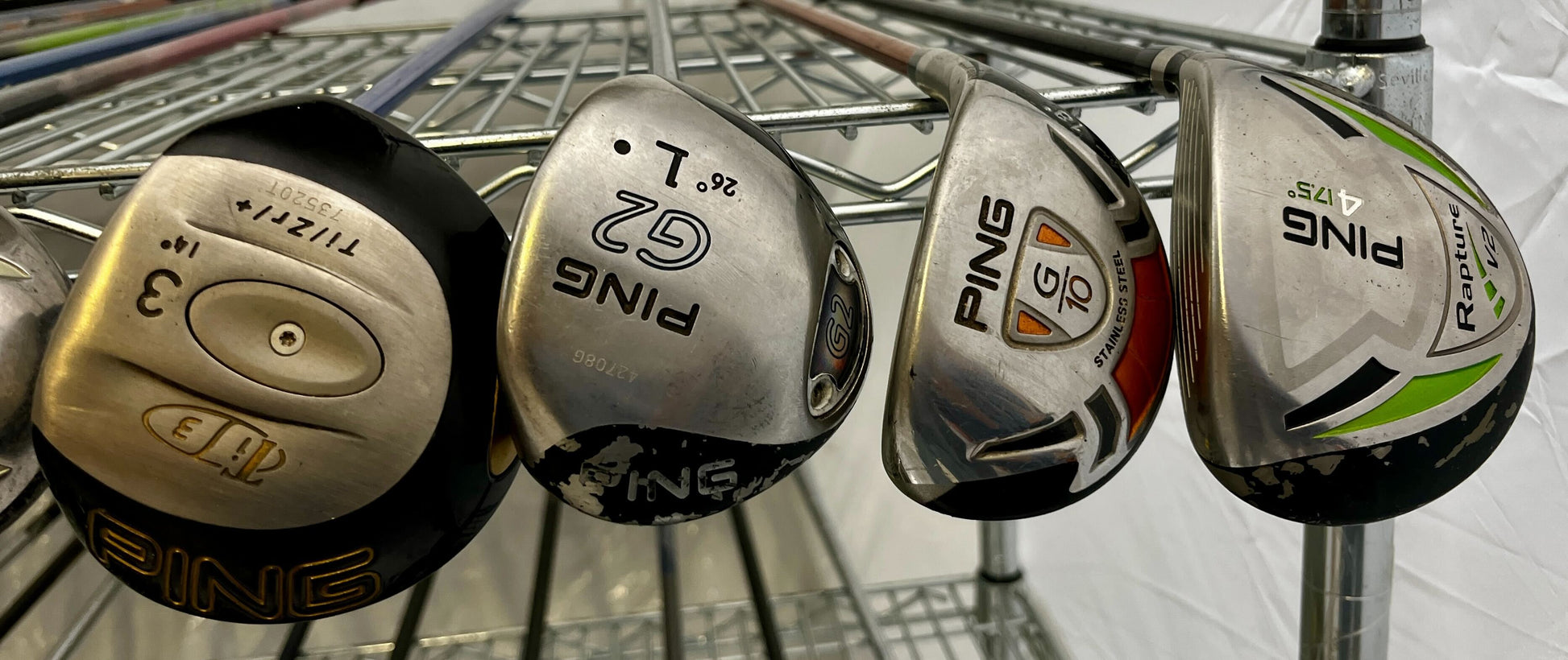 Wholesale Lot of 30 Golf Clubs - Ping Assorted Fairway Woods & Hybrids-Next Round