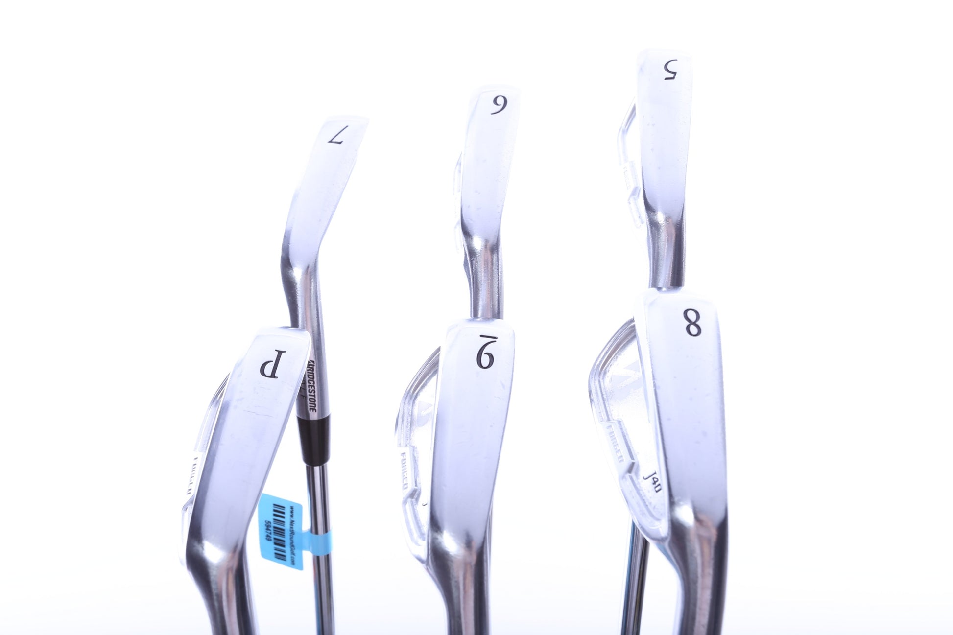 Used Bridgestone J40 Dual Pocket Cavity Iron Set - Right-Handed - 5-PW - Regular Plus Flex-Next Round