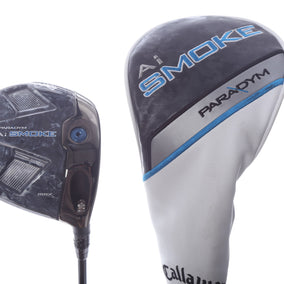 Used Callaway Paradym Ai Smoke MAX Driver - 9 Degrees - Regular Flex Mitsubishi Kai'li Blue - Right-Handed-Next Round