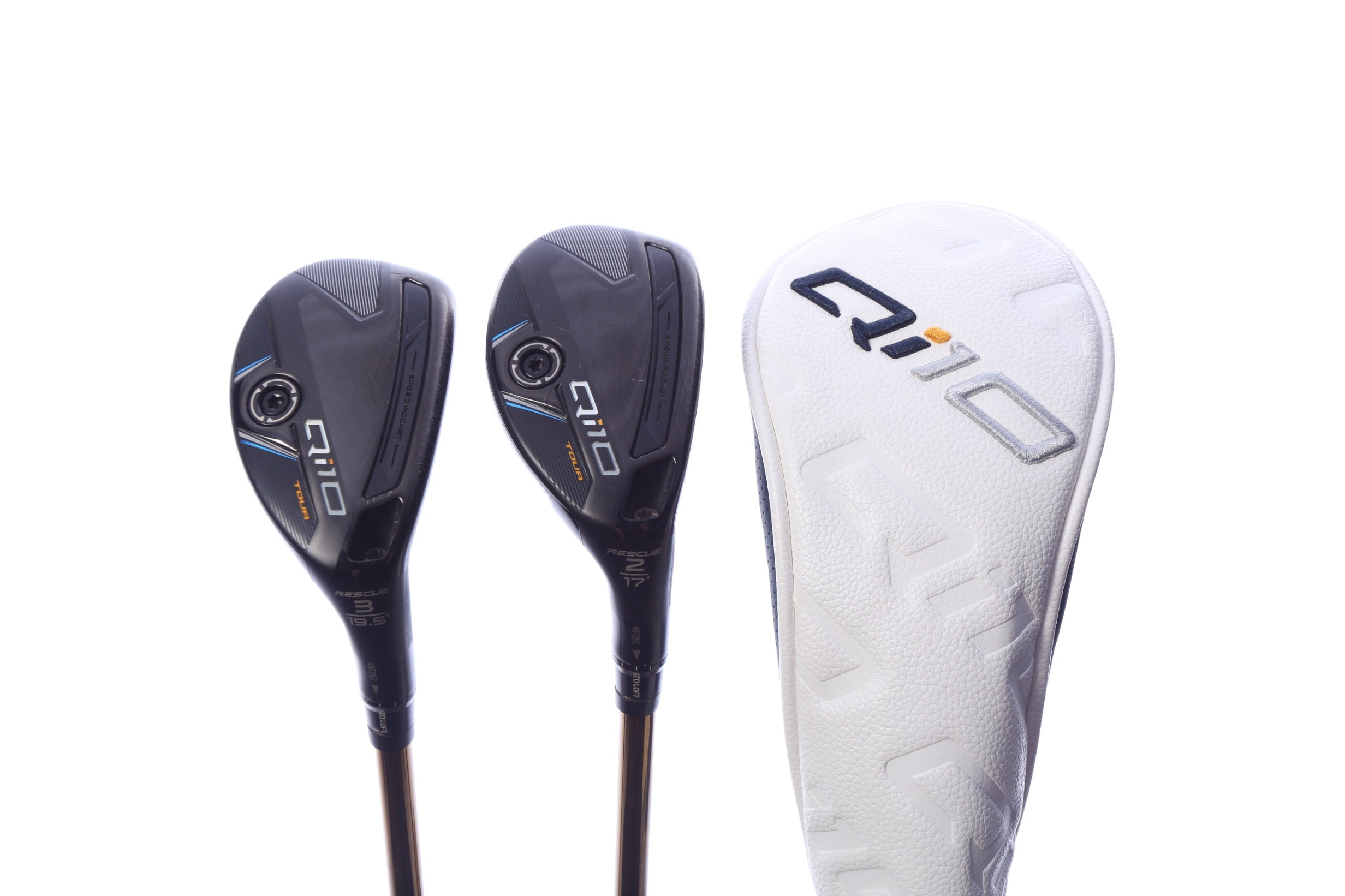 Used TaylorMade Qi10 Tour Hybrid Set - Right-Handed - 2H, 3H - Extra Stiff Flex