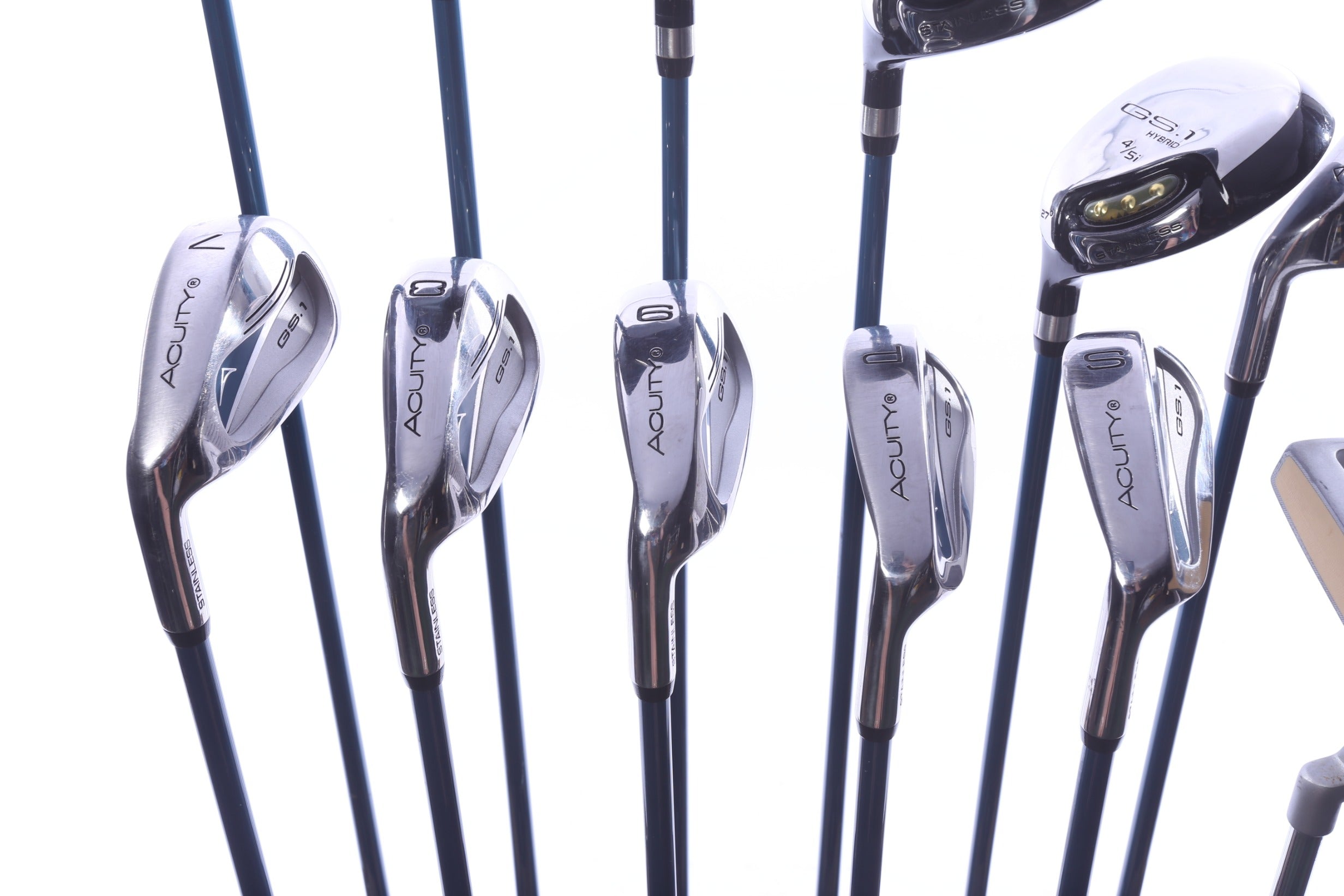 Used Acuity GS1 Complete Set - Left-Handed - Driver, 3W, 5W, 7W, 5H, 6-PW, Putter - Ladies Flex