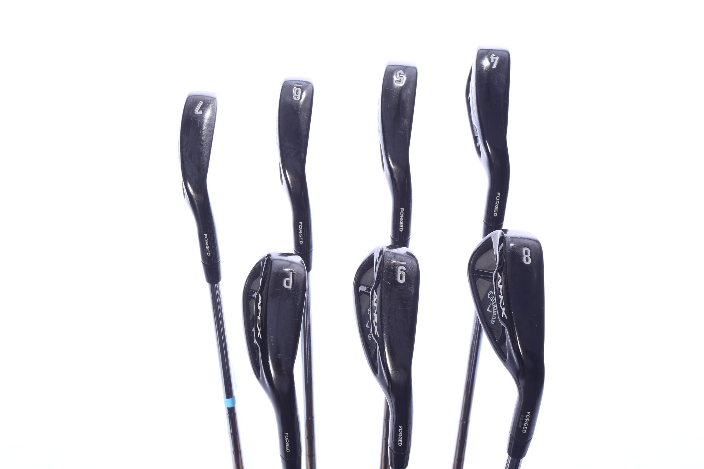 Used Callaway Apex 21 Black Iron Set - Right-Handed - 4-PW - Extra Stiff Flex