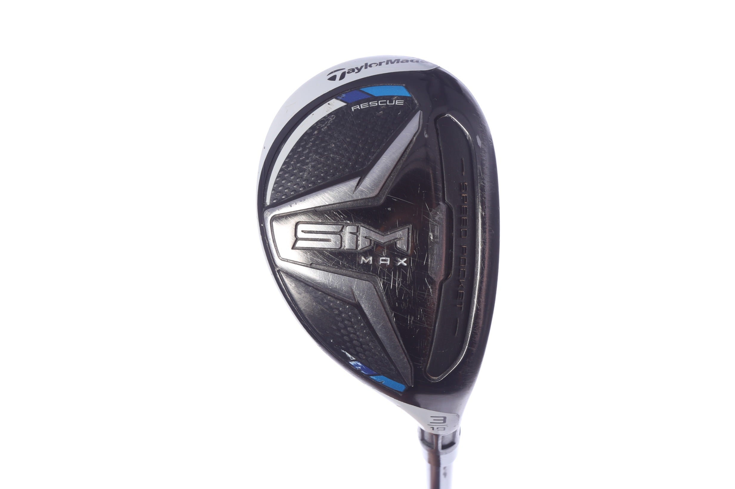 Used TaylorMade SIM MAX 3H Hybrid - Right-Handed - 19 Degrees - Seniors Flex-Next Round