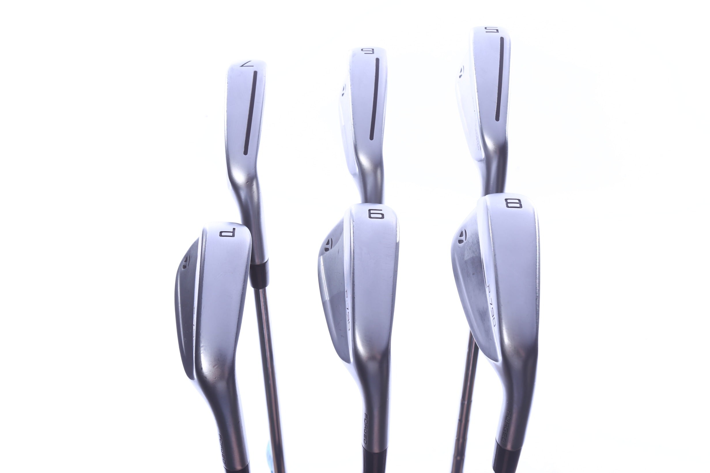 Used TaylorMade 2021 P790 Iron Set - Right-Handed - 5-PW - Stiff Flex