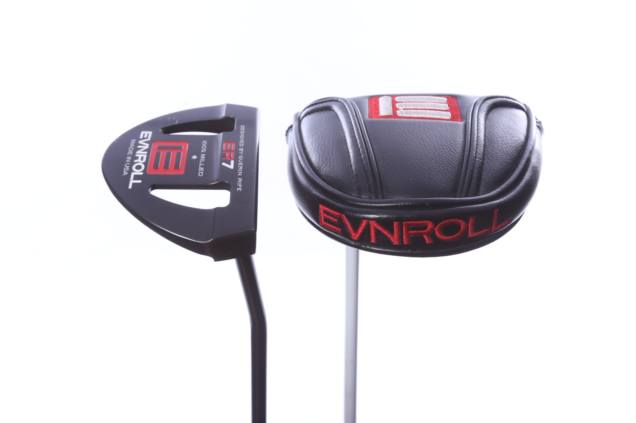Used Evnroll ER7 Black FullMallet Putter - Right-Handed - 35 in - Mallet-Next Round