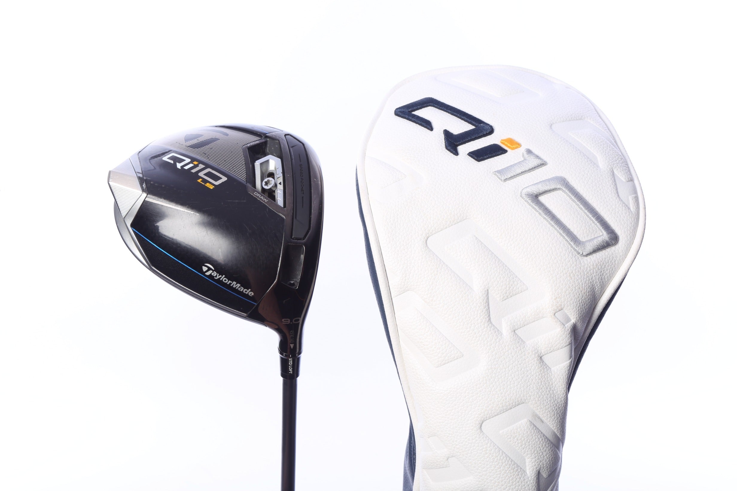 Used TaylorMade Qi10 LS Driver - 9 Degrees - Stiff Flex Project X HZRDUS Smoke Yellow - Right-Handed