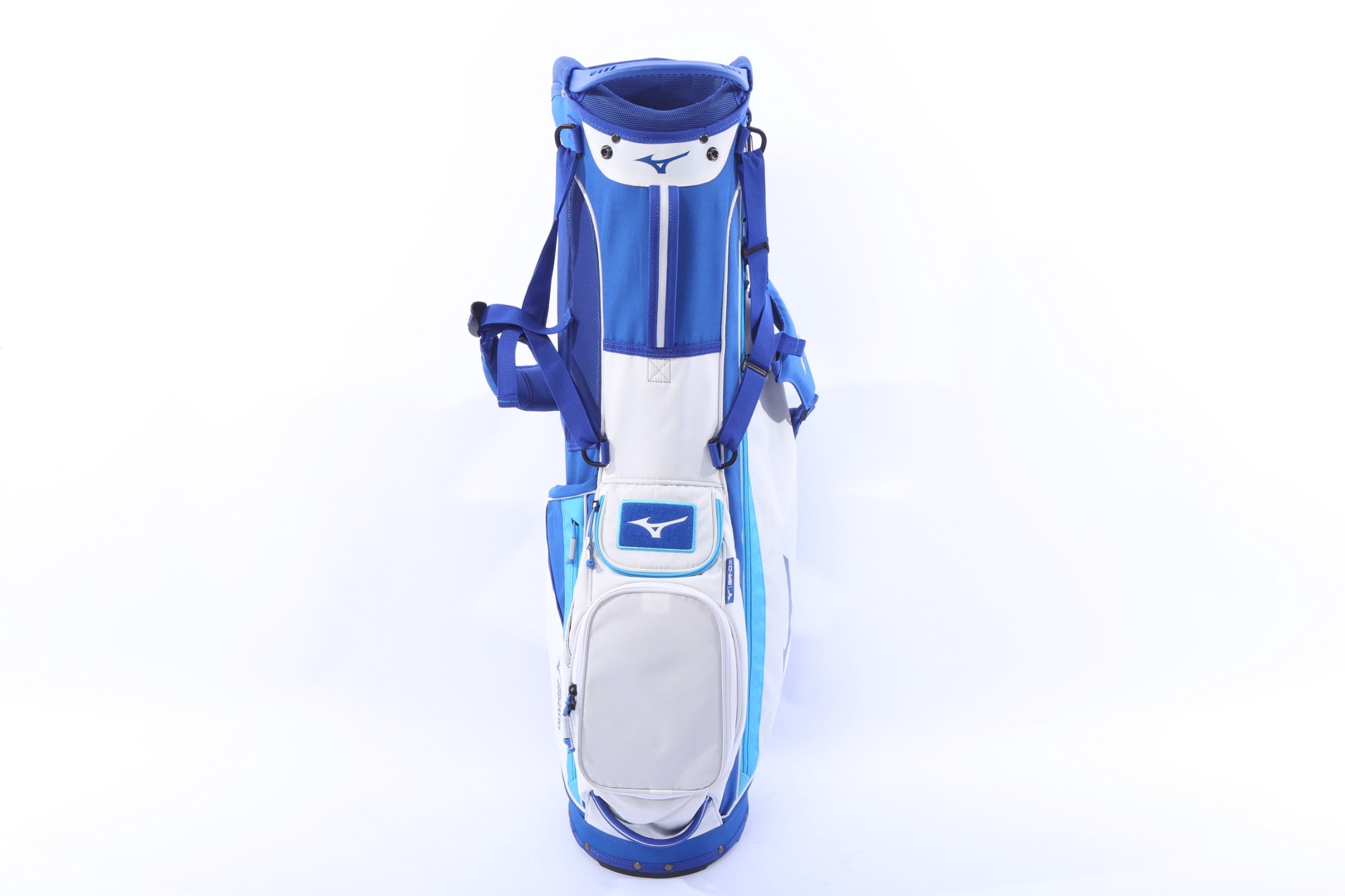 Used Mizuno 2022 BR-D3 Multicolor Stand Bag - 4-Way - 5 Pockets - Rain Cover Included-Next Round