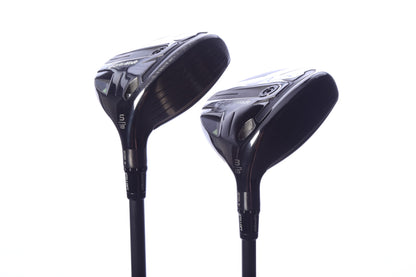 Used TaylorMade Qi35 Wood Set - Right-Handed - 3W, 5W - Stiff Flex