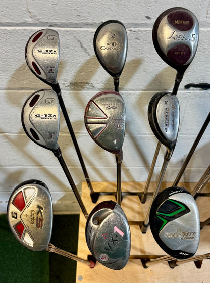 Wholesale Lot of 40 Golf Clubs - Assorted Hybrids-Next Round