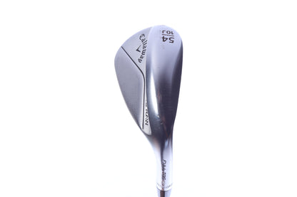 Used Callaway Jaws Full Toe Raw Face Chrome Sand Wedge - Right-Handed - 54 Degrees - Wedge Flex