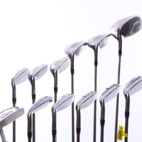 Used Adams Idea a2 OS Complete Set - Right-Handed - 1W, 3W, 5W, 4-7H, 8-PW, SW, Putter - Ladies Flex-Next Round