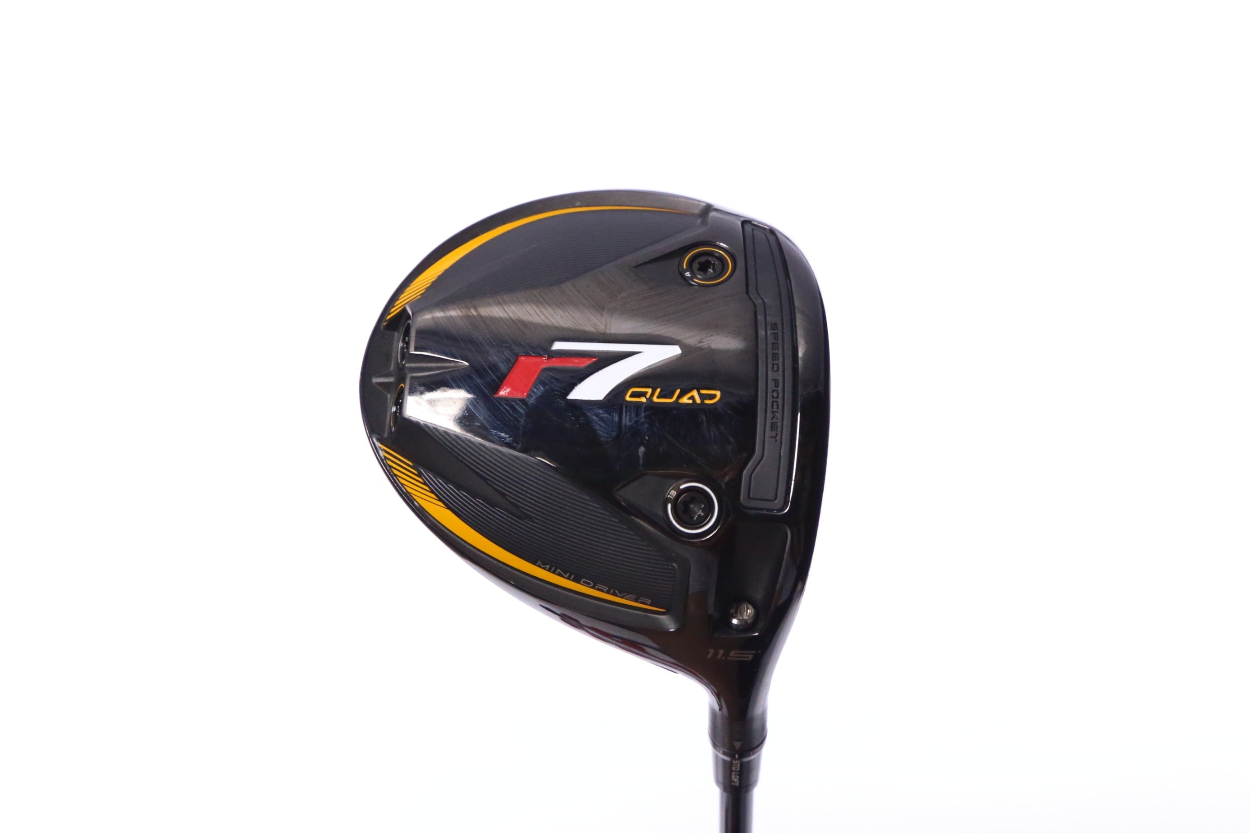 Used TaylorMade r7 Quad Mini Driver - 11.5 Degrees - Stiff Flex TaylorMade R7 Speeder - Right-Handed-Next Round