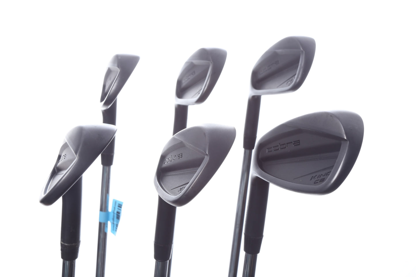 Used Cobra 2025 King Forged CB Black Iron Set - Left-Handed - 5-PW - Extra Stiff Flex-Next Round