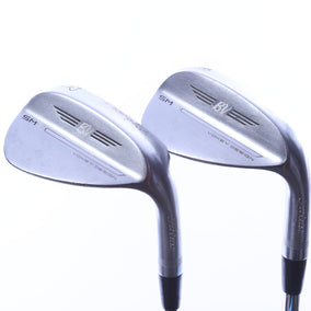 Used Titleist Vokey SM9 Tour Chrome Wedge Set - Right-Handed - 48*, 52* - Wedge Flex-Next Round