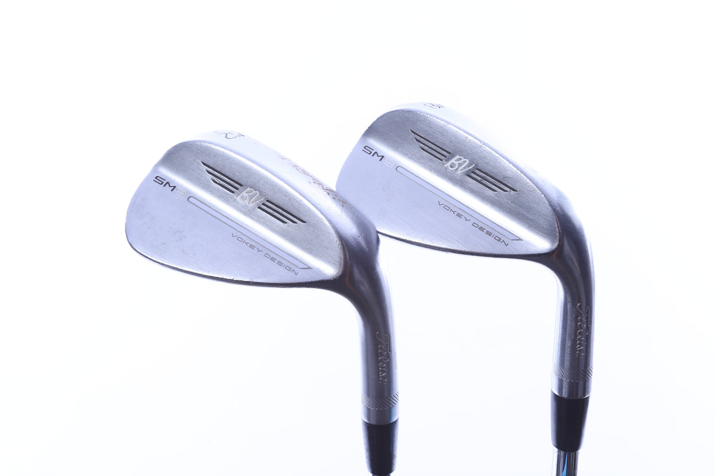 Used Titleist Vokey SM9 Tour Chrome Wedge Set - Right-Handed - 48*, 52* - Wedge Flex-Next Round