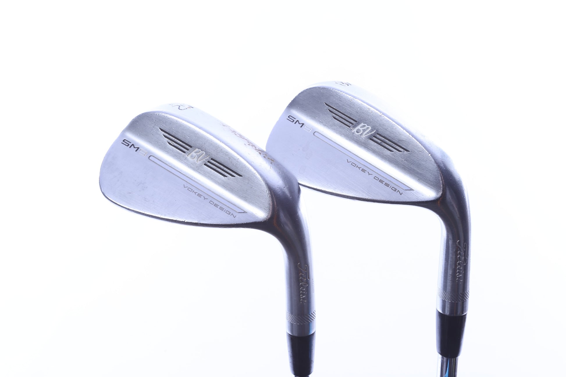 Used Titleist Vokey SM9 Tour Chrome Wedge Set - Right-Handed - 48*, 52* - Wedge Flex-Next Round