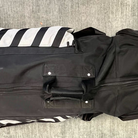 Amazon Basics Soft-Sided Black Wheeled Golf Travel Bag-Next Round
